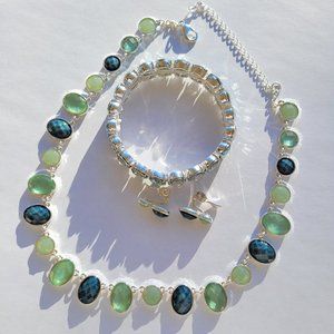 3 piece Faceted Jewelry Set